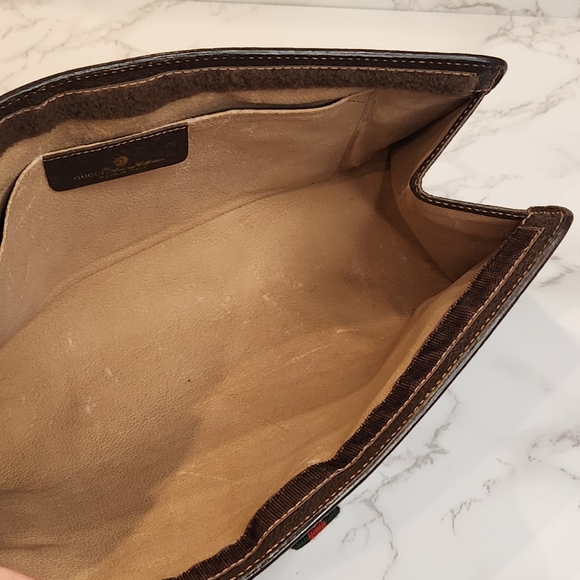 Gucci GG Sherry Line Vintage Clutch - Picture 9 of 13